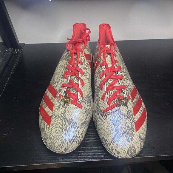 Adidas Adizero 5-Star 6.0 Texas Football Cleats BY3153 Mens Size 15 Snakeskin - Picture 4 of 11